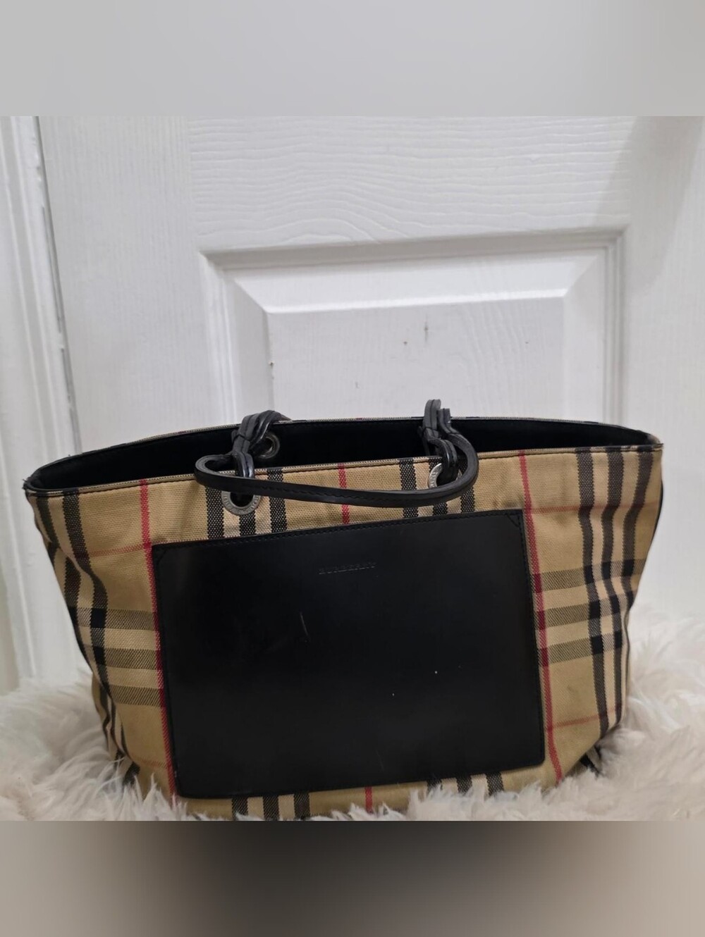 vintage Burberry Tote Bag